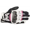 ALPINESTARS rukavice STELLA SMX-2 AIR CARBON V2 dámske black/white/fuchsia - S
