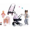 Set kočík trojkombinácia s bábikou vo funkčnej sprche Puschair Pink Maxi Cosi&Quinny Smoby a fľaška na kŕmenie Set kočík trojkombinácia s bábikou vo funkčnej sprche Puschair Pink Maxi Cosi&Quinny Smoby a fľaška na kŕmenie