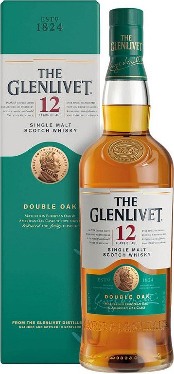 The Glenlivet Single Malt Double Oak 12y 40% 0,7 l (kartón)