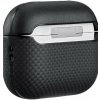 Pitaka Magnetické pouzdro z aramidových vláken, černé/šedé - AirPods Pro 3 Pitaka Magnetické pouzdro z aramidových vláken, černé/šedé - AirPods Pro 3