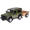 Auto na diaľkové ovládanie Rastar Land Rover Defender 1:14 so svetlami RC0712 Farba: zelená Auto na diaľkové ovládanie Rastar Land Rover Defender 1:14 so svetlami RC0712 Farba: zelená