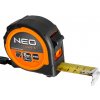 Neo Tools Valcovaný oceľový meter 8 m x 25 mm magnet 67-111-1
