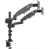 Univerzálny stolný držiak na 2 monitory HS-180B Univerzálny stolný držiak na 2 monitory HS-180B