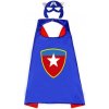 Plášť+Maska Kapitán Amerika Farba Modrá II. UNI
