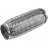 57 MM X 200 MM / NEHRDZAVEJÚCA OCEĽ / FLEXIBILNÝ VÝFUKOVÝ KONEKTOR UV-005 NTY 57 MM X 200 MM / NEHRDZAVEJÚCA OCEĽ / FLEXIBILNÝ VÝFUKOVÝ KONEKTOR UV-005 NTY