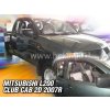 Deflektory na Mitsubishi L-200 Club Cab, 2-dverová, r.v.: 2006 - 2015 Deflektory na Mitsubishi L-200 Club Cab, 2-dverová, r.v.: 2006 - 2015