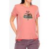 Bavlnené tričko dámske E9 Wild - flamingo Bavlnené tričko dámske E9 Wild - flamingo