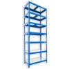 Kovový regál do technickej miestnosti Biedrax 50 x 75 x 210 cm, modrý - 7 políc pozink Kovový regál do technickej miestnosti Biedrax 50 x 75 x 210 cm, modrý - 7 políc pozink