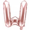 PartyDeco Fóliový balón Mini Písmeno W 35 cm ružovo zlatý PartyDeco Fóliový balón Mini Písmeno W 35 cm ružovo zlatý