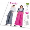 Strih Burda 5751 - Nohavice so širokými nohavicami, nohavicová sukňa Strih Burda 5751 - Nohavice so širokými nohavicami, nohavicová sukňa