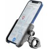 Univerzálny hliníkový držiak mobilného telefónu Cellularline Rider Steel na motorku a bicykel, čierny Univerzálny hliníkový držiak mobilného telefónu Cellularline Rider Steel na motorku a bicykel, čierny