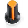 Gombík na potenciometer - Čierno oranžový, 6 mm Gombík na potenciometer - Čierno oranžový, 6 mm