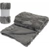 HOMESTYLING Prikrývka Microplush 130 x 150 cm sivá HOMESTYLING Prikrývka Microplush 130 x 150 cm sivá