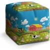 Sablio Taburet Farma: 40x40x40 cm