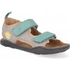 Affenzahn Sandal Leather Airy Rhino šedá modrá hnedá Affenzahn Sandal Leather Airy Rhino šedá modrá hnedá