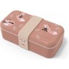 MonBento Dětský svačinový box Foodie Cinnamon Fox hnědá MonBento Dětský svačinový box Foodie Cinnamon Fox hnědá