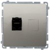 Zásuvka dátová 1xRJ45 Cat.6 tienená krytka satén metal. SIMON Basic (simon) Zásuvka dátová 1xRJ45 Cat.6 tienená krytka satén metal. SIMON Basic (simon)