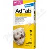AdTab 112 mg žuvacie tablety pre psov 2,5-5,5 kg 1 tbl AdTab 112 mg žuvacie tablety pre psov 2,5-5,5 kg 1 tbl