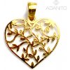 Adanito FE22083 Zlatý prívesok srdce