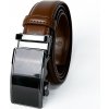 Kožený pánsky opasok hnedý PA4-24-07, Obvod pásu/celková dĺžka opasku 110cm Kožený pánsky opasok hnedý PA4-24-07, Obvod pásu/celková dĺžka opasku 110cm