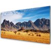 Sklenený obklad Do kuchyne Púšť hory príroda 100x50 cm Sklenený obklad Do kuchyne Púšť hory príroda 100x50 cm