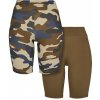 Ladies High Waist Camo Tech Cycle Shorts 2-Pack M Ladies High Waist Camo Tech Cycle Shorts 2-Pack M