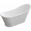 Omnires M+ voľne stojaca vaňa 159.5x73.2 cm oválne biela VENEZIA159BM Omnires M+ voľne stojaca vaňa 159.5x73.2 cm oválne biela VENEZIA159BM