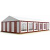 Pártystany-Jičín s.r.o. Záhradný Party stan 6x12m - PVC PREMIUM Ohňovzdorný Farba: Červenobiela Pártystany-Jičín s.r.o. Záhradný Party stan 6x12m - PVC PREMIUM Ohňovzdorný Farba: Červenobiela