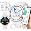 Smart hodinky Smart-Trend Dámske smart hodinky biele Keramika SILVER PRO biele Smart hodinky Smart-Trend Dámske smart hodinky biele Keramika SILVER PRO biele