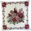 Obliečka na vankúš Gobelín CHENILLE 42/42 cm - Vianoce sviečky Obliečka na vankúš Gobelín CHENILLE 42/42 cm - Vianoce sviečky
