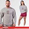 Nebbia Unisex oversized mikina bez kapucne Signature 797 light grey