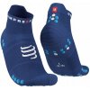 Compressport Pro Racing Socks V4.0 Run Low Dress Blues/Green Sheen Compressport Pro Racing Socks V4.0 Run Low Dress Blues/Green Sheen