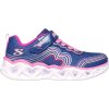 Skechers dievčenské športové tenisky Heart Lights tmavo modrá ružová biela