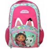 Školský ruksak s viacerými priehradkami Domček pre mačky Gabi Kids Euroswan ružový Školský ruksak s viacerými priehradkami Domček pre mačky Gabi Kids Euroswan ružový