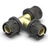 T-kus 20x16x16 FASTLOC mosadz/plast voda T-kus 20x16x16 FASTLOC mosadz/plast voda