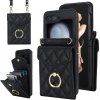Peňaženkové puzdro Diamond Card case čierne – Samsung Galaxy Z Flip 5 Peňaženkové puzdro Diamond Card case čierne – Samsung Galaxy Z Flip 5