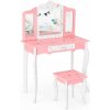 Detský toaletný stolík Costway Detský toaletný stolík Costway