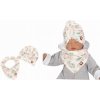 Z&Z Štýlová detská jarná / jesenná bavlnená čiapka, turban s šatkou, kvietky Z&Z Z&Z Štýlová detská jarná / jesenná bavlnená čiapka, turban s šatkou, kvietky Z&Z