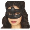 Čierna maska s flitrami Čierna maska s flitrami
