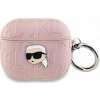 Karl Lagerfeld Karl Lagerfeld KLA3PGKIPP Kryt na AirPods 3 růžový s monogramem a hlavou Karla Karl Lagerfeld Karl Lagerfeld KLA3PGKIPP Kryt na AirPods 3 růžový s monogramem a hlavou Karla