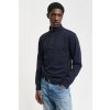 Gant SACKER RIB HALF ZIP EVENING BLUE
