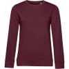 B&C Mikina B&C Inspire Crew Neck, dámská COT01W32B37000-burgundy XS Burgundová B&C Mikina B&C Inspire Crew Neck, dámská COT01W32B37000-burgundy XS Burgundová