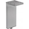 Walteco Nábytková noha Laila 10x40mm, výška 100mm, elox aluminium , 50478 Walteco Nábytková noha Laila 10x40mm, výška 100mm, elox aluminium , 50478