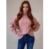 ASPERISSIA Dámsky sveter SINDA Ružová ASPERISSIA Dámsky sveter SINDA Ružová
