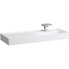 LAUFEN Kartell asymetrické umývadlo do nábytku s odkladacou plochou vľavo, s otvorom, bez prepadu, 1200 x 460 mm, matná biela, H8133337571111 LAUFEN Kartell asymetrické umývadlo do nábytku s odkladacou plochou vľavo, s otvorom, bez prepadu, 1200 x 460 mm, matná biela, H8133337571111