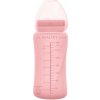 Everyday Baby Sklenená fľaša so slamkou 240 ml – Rose Pink Everyday Baby Sklenená fľaša so slamkou 240 ml – Rose Pink