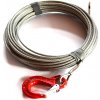 Lano navijaka 8 mm s tvarovaným hákom, 20 m Lano navijaka 8 mm s tvarovaným hákom, 20 m