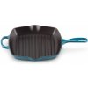 Le Creuset Grilovacia panvica SIGNATURE 26 cm, DEEP TEAL, liatina Le Creuset Grilovacia panvica SIGNATURE 26 cm, DEEP TEAL, liatina