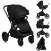 Športový kočík gondola autosedačka LIONELO LO-MIKA PLUS 3IN1 BLACK ONYX Športový kočík gondola autosedačka LIONELO LO-MIKA PLUS 3IN1 BLACK ONYX