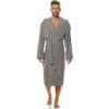 L&L pánsky froté župan dlhý s kapucňou 2104 FALCO